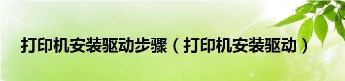 以惠普打印机安装步骤图解为主题写1个文章的主标题和及主标题的1个（详解惠普打印机的安装步骤）  第3张