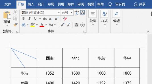 以表头三斜线制作教程（学会使用表头三斜线注释提高代码可读性和可维护性）  第1张