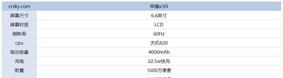 荣耀50参数配置详情是什么？如何查看荣耀50详细规格？  第3张